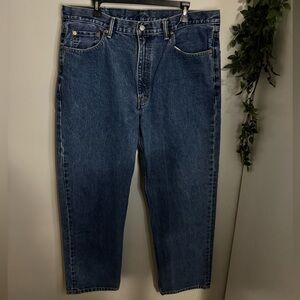 Levi's Men’s 550 Relaxed Fit Blue Jeans Medium Stonewash